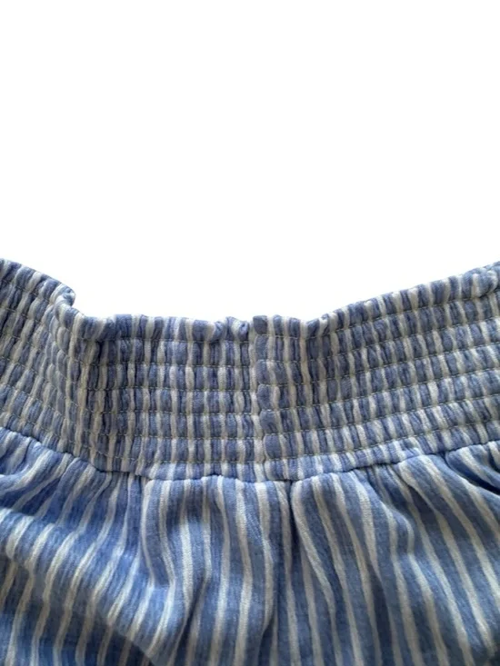 Laura Ashley Blue Striped Tank & Shorts Pajama Set - Picture 7 of 13